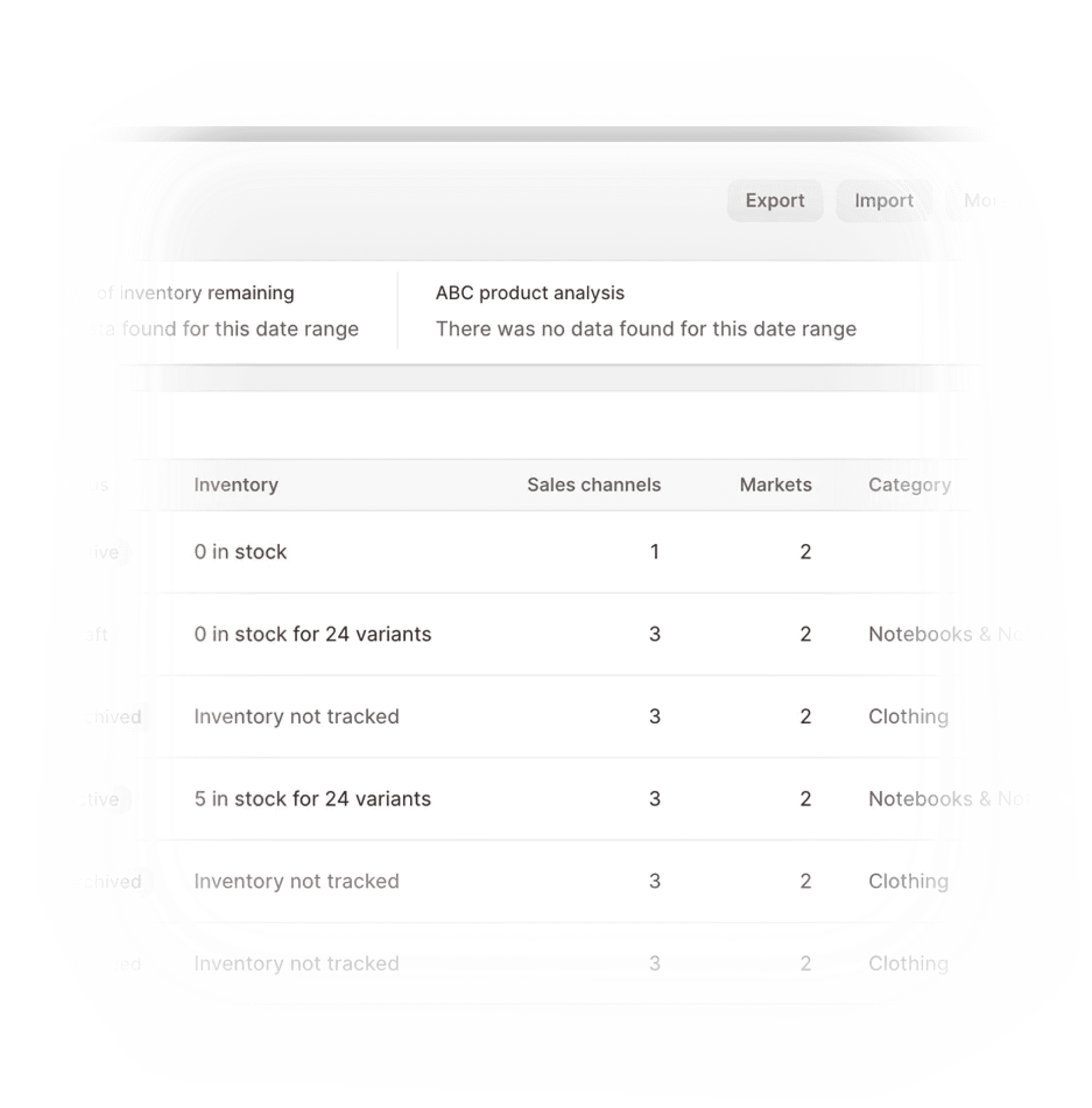 Support Interface